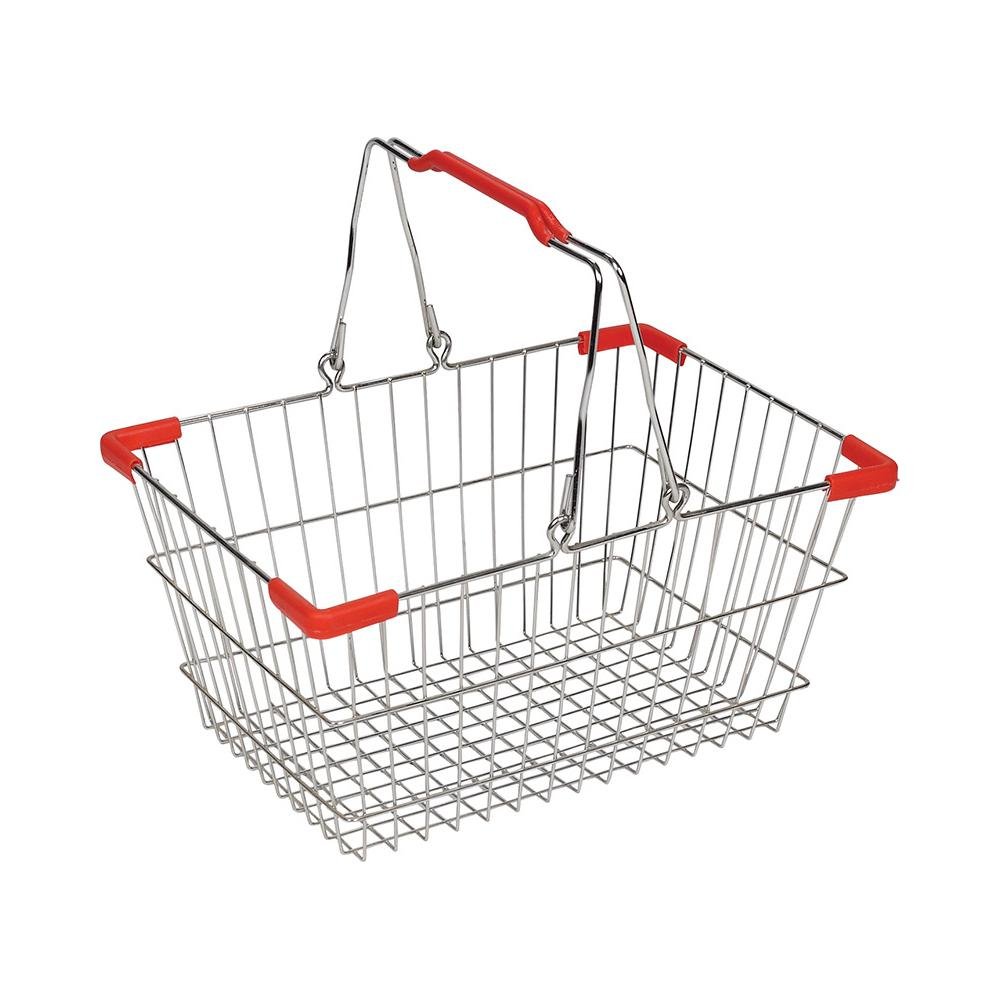  Supermarket Foldable Small Shopping Basket with Handle
