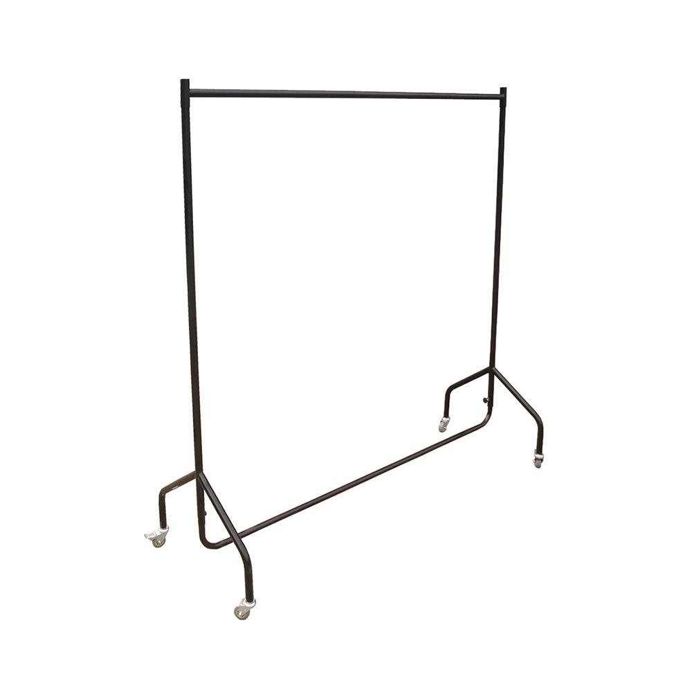 Standing Laundry Steel Hanger Double Pole Cloth Drying Rack 