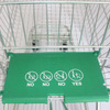 100L Trade Assurance American Type Metal Supermarket Shopping Cart