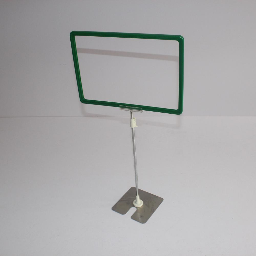 Metal base pop display holder with price board for supermarket