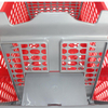 130L Large Dimensions Push Plastic Shopping Trolley